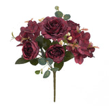 Maxbell Artificial Peony Flowers Bouquet for Wedding Red