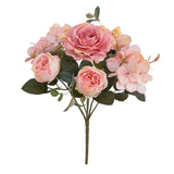 Maxbell Artificial Peony Flowers Bouquet for Wedding Light Pink