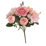 Maxbell Artificial Peony Flowers Bouquet for Wedding Light Pink