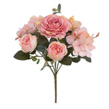 Maxbell Artificial Peony Flowers Bouquet for Wedding Light Pink