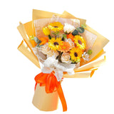 Maxbell Luxury Soap Rose Flower, Artificial Flowers for Anniversary Thanksgiving Day Yellow