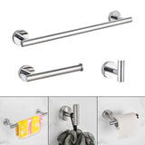 Maxbell 3 Pieces Bathroom Hardware Accessories Set Towel Hook 16