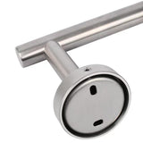 Maxbell 3 Pieces Bathroom Hardware Accessories Set Towel Hook 16" Towel Bar Silver