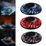 Maxbell Solar Rotating Car Air Freshener Car Diffuser Air Freshener Home Decoration Black