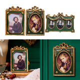 Maxbell Rectangle Polyresin Picture Display frame, wall Desktop Elegant 12.5x19.5cm