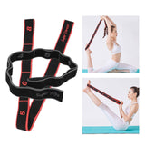 Maxbell Yoga Stretching Strap with Loops Sports Elastic Band Foot Train Gray