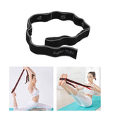 Maxbell Yoga Stretching Strap with Loops Sports Elastic Band Foot Train Gray