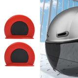 Maxbell Motorcycle Helmet Ears Motorcycle Helmet Decor cool Adult Kids Red