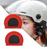 Maxbell Motorcycle Helmet Ears Motorcycle Helmet Decor cool Adult Kids Red