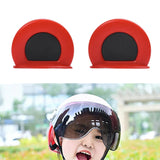 Maxbell Motorcycle Helmet Ears Motorcycle Helmet Decor cool Adult Kids Red