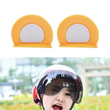 Maxbell Motorcycle Helmet Ears Motorcycle Helmet Decor cool Adult Kids Yellow