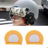 Maxbell Motorcycle Helmet Ears Motorcycle Helmet Decor cool Adult Kids Yellow
