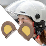 Maxbell Motorcycle Helmet Ears Motorcycle Helmet Decor cool Adult Kids Brown