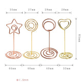 Maxbell Number Holder Card Holder Note Clip for Desktop Party Office Love