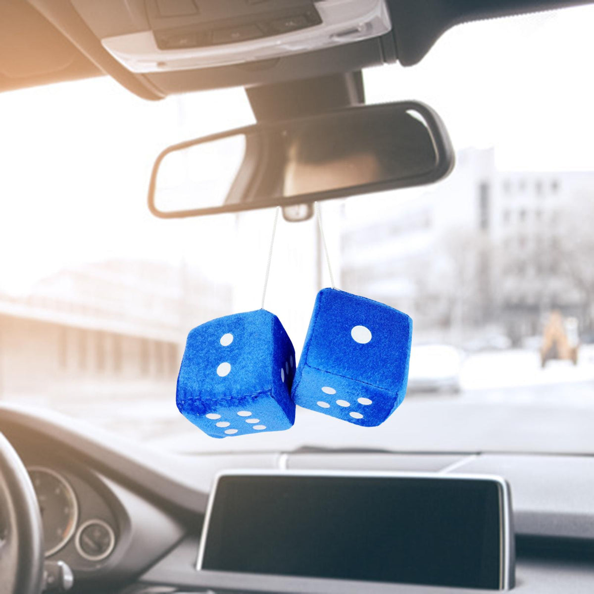 Maxbell Mirror Charms Decoration Accessories for Window Cars Women Men Blue
