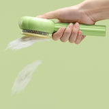 Maxbell Pet Hair Brush Gently Hair Brushes Comb for Removes Loose Undercoat Dogs Green