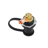 Maxbell thru Panel Battery Terminal Connector with Rubber Sleeve for Replaces Black