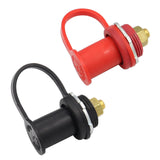 Maxbell thru Panel Battery Terminal Connector with Rubber Sleeve for Replaces Red