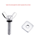 Maxbell Surfboard Fin Screw and plates Manual Tail Rudder Accessories Pin Fasteners M4
