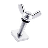 Maxbell Surfboard Fin Screw and plates Manual Tail Rudder Accessories Pin Fasteners M4