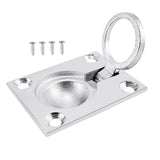 Maxbell Flush Pull Ring Handle 3.8Cmx4.8cm Hardware lift for Boat Marine