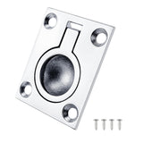 Maxbell Flush Pull Ring Handle 3.8Cmx4.8cm Hardware lift for Boat Marine