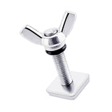 Maxbell Surfboard Fin Screw and plates Manual Tail Rudder Accessories Pin Fasteners  M5