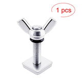 Maxbell Surfboard Fin Screw and plates Manual Tail Rudder Accessories Pin Fasteners  M5