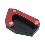 Maxbell Motorcycle Kickstand Extension Pad for Suzuki DL650 2004 to 2020 Red