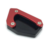 Maxbell Motorcycle Kickstand Extension Pad for Suzuki DL650 2004 to 2020 Red