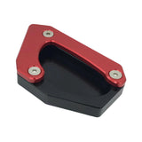 Maxbell Motorcycle Kickstand Extension Pad for Suzuki DL650 2004 to 2020 Red