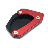 Maxbell Motorcycle Kickstand Extension Pad for Suzuki DL650 2004 to 2020 Red