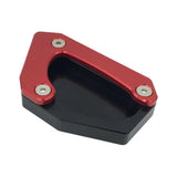 Maxbell Motorcycle Kickstand Extension Pad for Suzuki DL650 2004 to 2020 Red