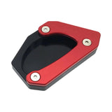 Maxbell Motorcycle Kickstand Extension Pad for Suzuki DL650 2004 to 2020 Red
