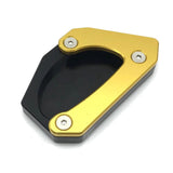 Maxbell Motorcycle Kickstand Extension Pad for Suzuki DL650 2004 to 2020 Golden