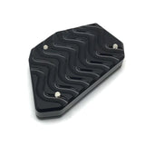 Maxbell Motorcycle Kickstand Extension Pad for Suzuki DL650 2004 to 2020 Black