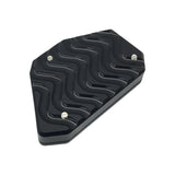 Maxbell Motorcycle Kickstand Extension Pad for Suzuki DL650 2004 to 2020 Black
