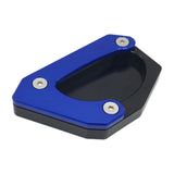 Maxbell Motorcycle Kickstand Extension Pad for Suzuki DL650 2004 to 2020 Blue