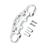 Maxbell Front Fork Bracket Accessories Automobile Yamaha R15 V3 V4 Silver