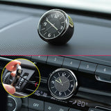 Maxbell Mini Car Dashboard Clock Luminous Clock Pocket for Motorcycle Bike Home