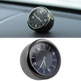 Maxbell Mini Car Dashboard Clock Luminous Clock Pocket for Motorcycle Bike Home