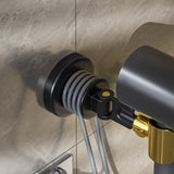 Maxbell Hair Dryer Holder 360 Degree Rotary Storage Holder  Black Without Case