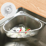 Maxbell Triangle Over The Sink Strainer Basket High Performance Dishwasher Safe Multifunctional