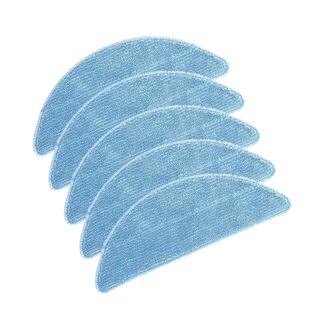 Maxbell 5x Washable Mop Pads Cleaning Pad Reusable for Robotic Vacuum Cleaner Part