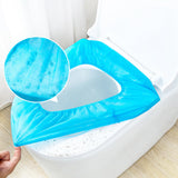 Maxbell Disposable Portable Seat Mat Pad Cushion Elastic for Bathroom Blue