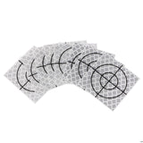 Maxbell 100 Pieces Reflective Tape Target for Tunnel Engineering, Slope Monitoring 3cmx3cm