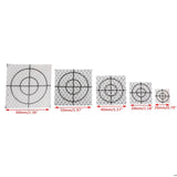 Maxbell 100 Pieces Reflective Tape Target for Tunnel Engineering, Slope Monitoring 3cmx3cm