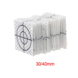 Maxbell 100 Pieces Reflective Tape Target for Tunnel Engineering, Slope Monitoring 3cmx3cm