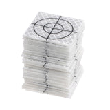 Maxbell 100 Pieces Reflective Tape Target for Tunnel Engineering, Slope Monitoring 3cmx3cm