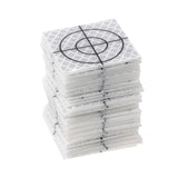 Maxbell 100 Pieces Reflective Tape Target for Tunnel Engineering, Slope Monitoring 3cmx3cm